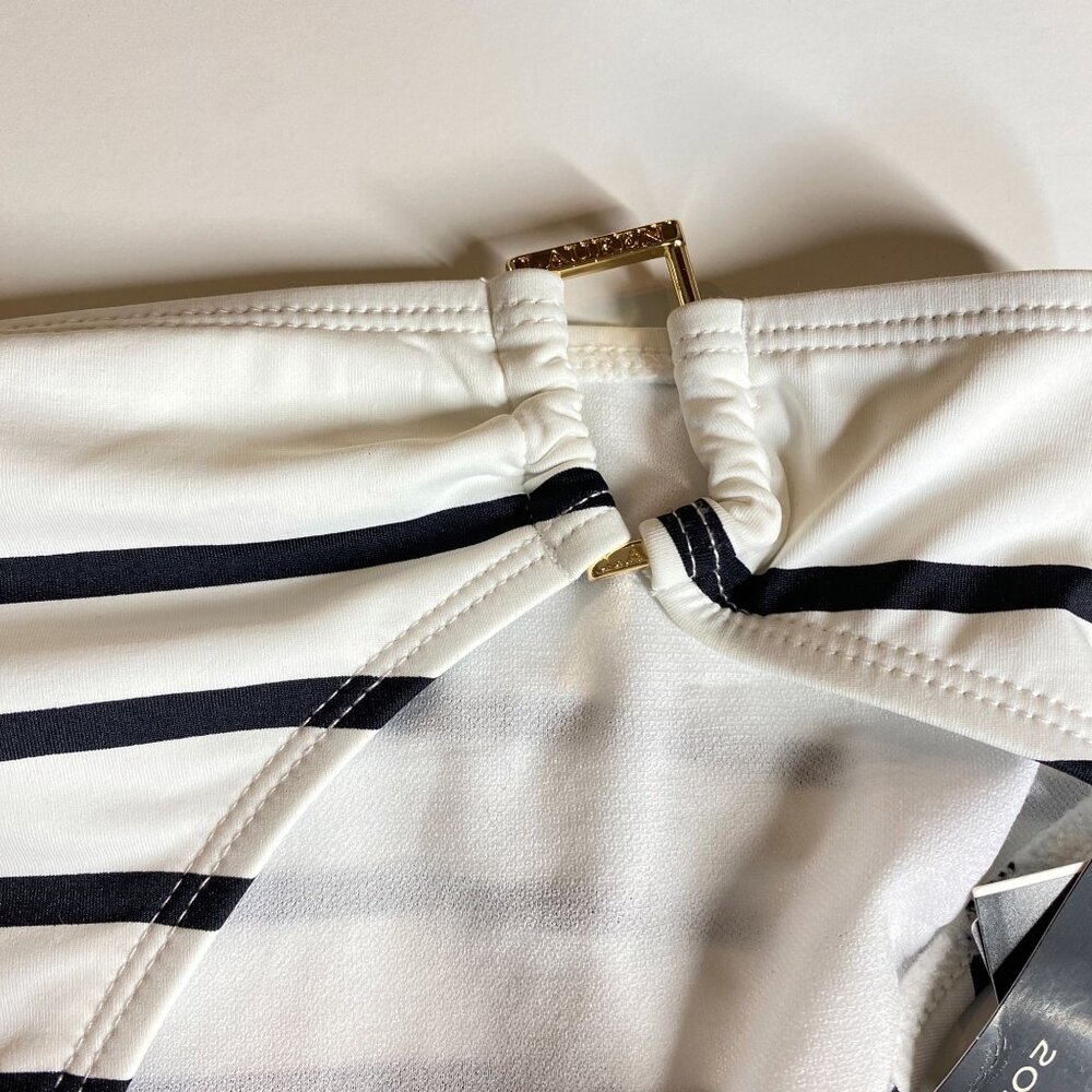 Lauren Ralph Lauren Women's Striped Bikini Bottom, size 14 - Picture 3 of 6